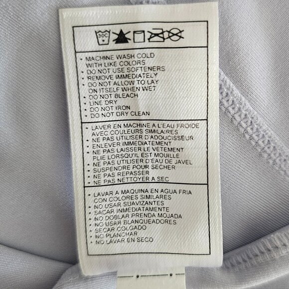 Nike Women's Dri-Fit V-Neck Sleeveless Tank Top | EUC | XS | Light Blue - Picture 10 of 11